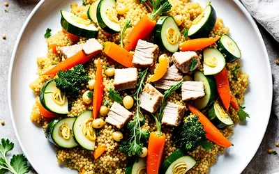 Recette de couscous marocain traditionnel complet pour une personne