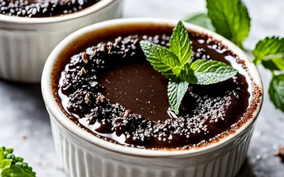 Recette facile de crème brûlée au chocolat fondante et gourmande