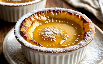 Recette facile de crème brûlée à la vanille - dessert gourmand maison