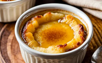 Recette facile de crème brûlée légère et vanillée