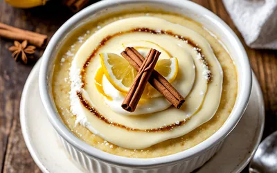 Recette facile de crème catalane parfumée à la cannelle et citron