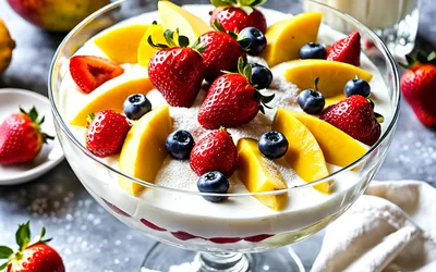 Crème veloutée aux fruits frais : recette facile et gourmande