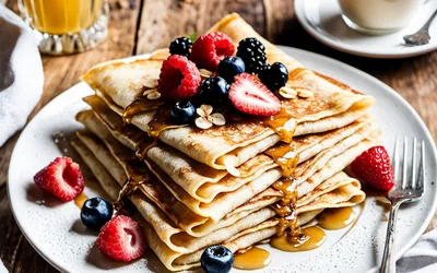 Recette rapide de crêpes aux céréales pour un petit déjeuner sain et gourmand