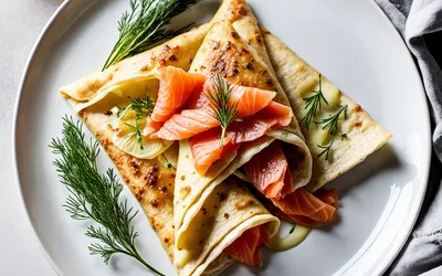 Recette facile de crêpes au saumon fumé moelleuses et rapides