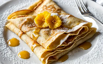 Recette facile de crêpes moelleuses pour une personne - Dessert rapide et gourmand