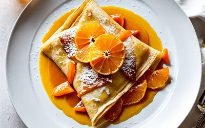 Recette Crêpes Suzette Traditionnelles et Gourmandes - Dessert à l'Orange