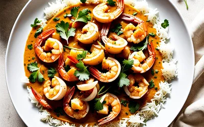 Recette facile de crevettes au curry à l'africaine, savoureuse et rapide