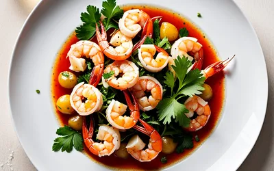 Recette facile de crevettes sautées à l'alcool de litchis, saveurs exotiques