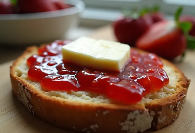 Croquante gourmande à la confiture maison