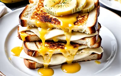 Recette facile de croque-monsieur à la banane et fromage fondant