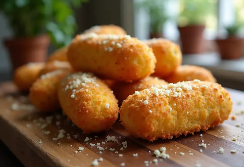 Croquettes croustillantes au parmesan à l'italienne