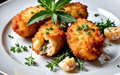 Recette facile de croquettes aux œufs de lump et crevettes grises croustillantes