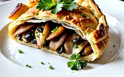 Recette facile de croustade de champignons croustillante et savoureuse