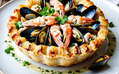 Recette facile de croustade marinière aux fruits de mer