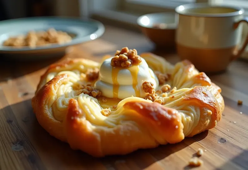 Croustillant de chèvre au miel doré