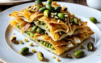 Recette facile de croustillants aux pistaches et miel à la grecque