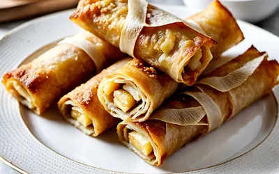 Recette facile de croustillants de banane au gingembre, dessert exotique