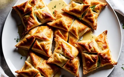 Recette facile de croustillants dorés au jambon et fromage, encas rapide