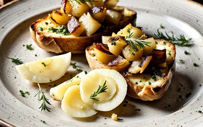 Recette facile de croûtes aux oignons gratinées au fromage