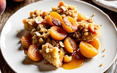 Recette facile de crumble aux abricots fondant et croustillant