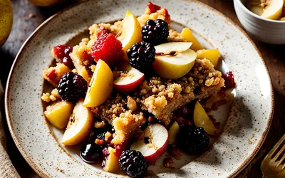 Crumble aux fruits d'automne : recette facile et gourmande