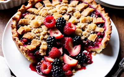 Recette facile de crumble aux fruits rouges pour une personne