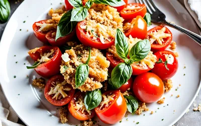 Recette facile de crumble de tomates fondant et croustillant