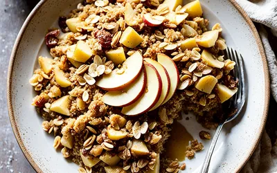 Recette facile de crumble au muesli croustillant et fruité