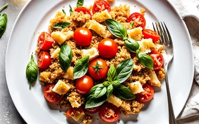 Crumble salé à la tomate fondante : recette facile et gourmande