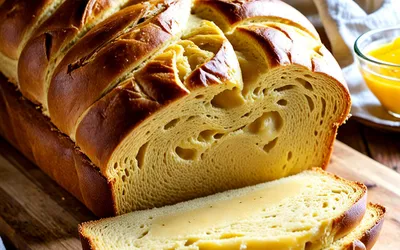 Recette traditionnelle de Cuchaule au safran - Pain brioché suisse moelleux