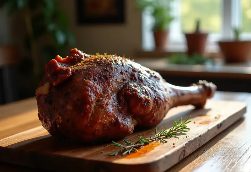 Cuissot de Sanglier Rôti à la Manière d'Obélix