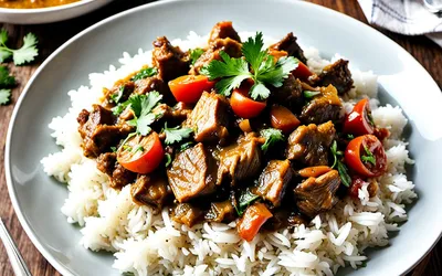 Recette facile de curry d'agneau savoureux pour une personne