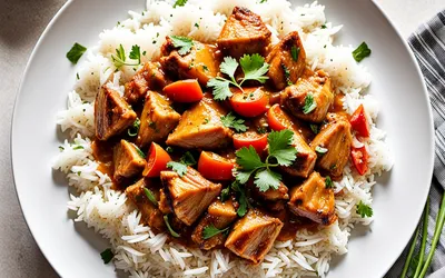 Recette facile de curry de dinde épicé façon Lily - plat complet