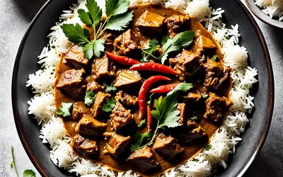 Recette authentique de curry de mouton malaisien épicé et savoureux