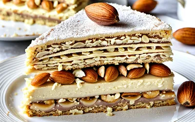 Recette facile de dacquoise moelleuse aux amandes et noisettes