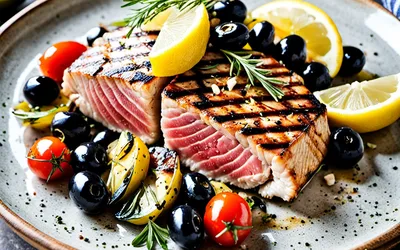 Darne de thon rouge grillée à la provençale : recette méditerranéenne facile et savoureuse