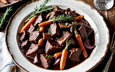 Recette facile et savoureuse de daube de bœuf traditionnelle provençale