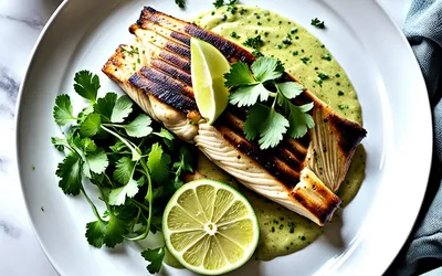 Recette facile de daurade au four avec sauce avocat onctueuse