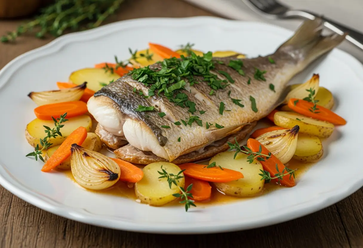 Daurade au Four Façon Bourgeoise : Recette Élégante et Savoureuse