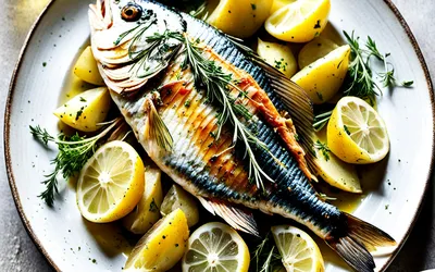 Recette facile de Daurade Boulangère au four - Plat savoureux