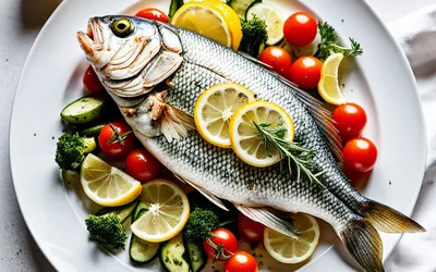 Recette facile de daurade farcie aux herbes et légumes méditerranéens