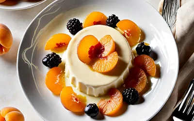 Recette gourmande de crème vanillée aux abricots frais facile
