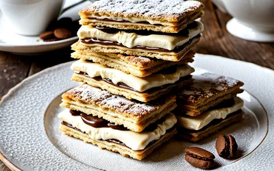 Recette gourmande de pavé aux petits beurres et café facile