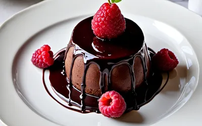 Recette gourmande de poires Aurélie aux framboises et chocolat fondant