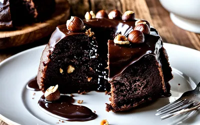 Recette gourmande de délice fondant au chocolat noir et noisettes