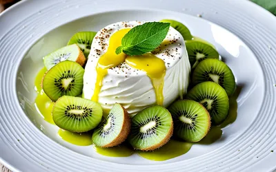 Délice onctueux au kiwi frais et crème légère - recette facile et rapide