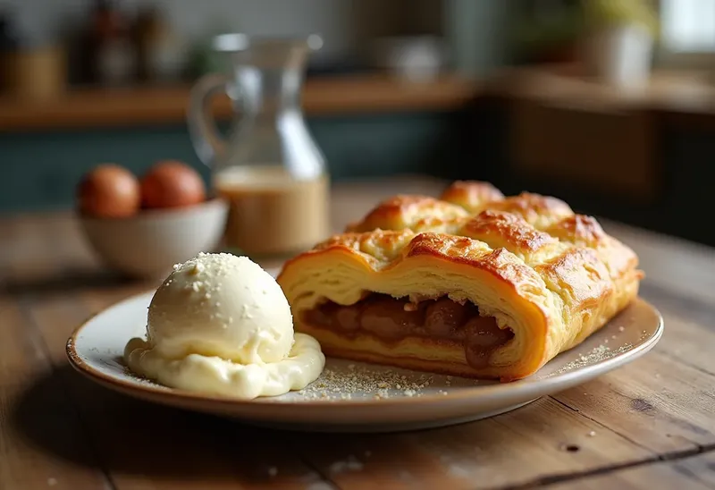 Délicieuse Brick Glacée aux Marrons : Dessert Raffiné et Gourmand