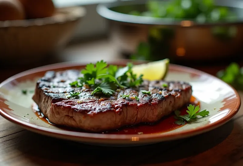 Délicieuse Carne à la Plancha à la Mexicaine
