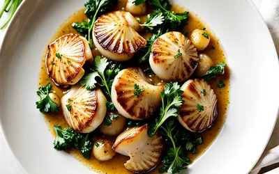 Recette facile de cassolette de Saint-Jacques au Noilly Prat - Plat raffiné
