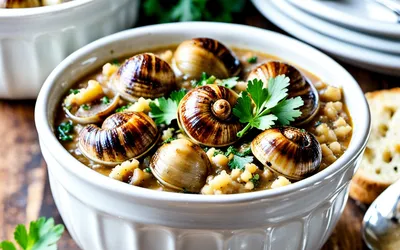 Recette Cassolette d'Escargots au Chablis - Plat Apéritif Raffiné